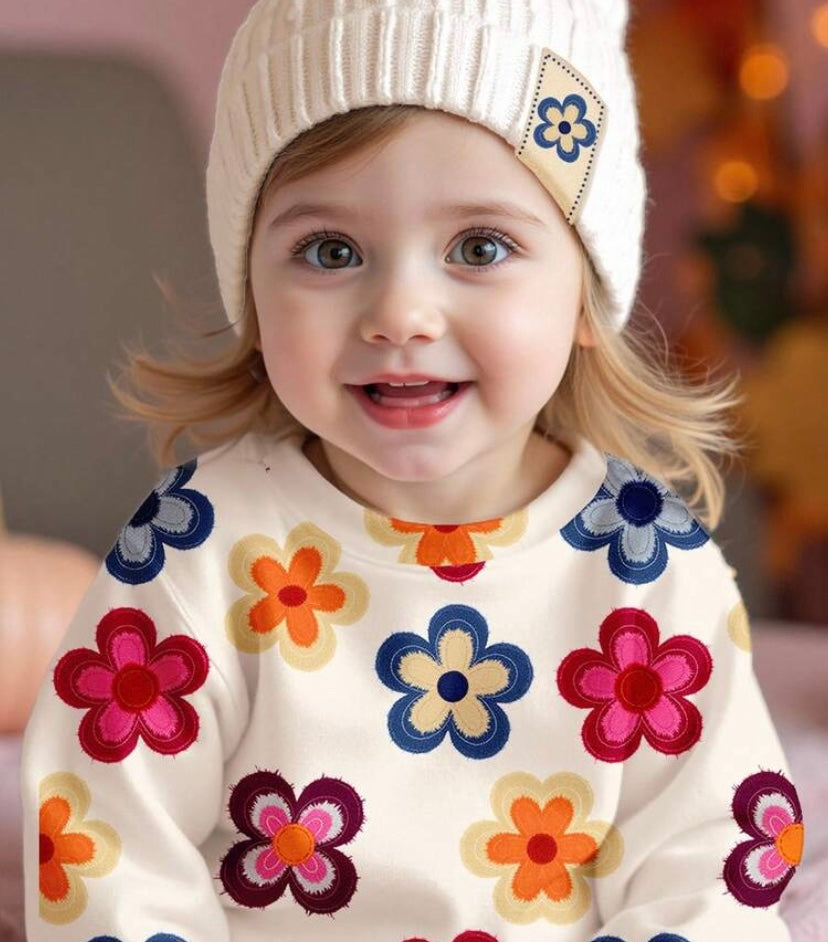 Bright Floral Sweatshirt