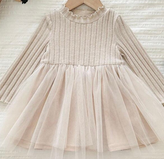 Beige Tulle